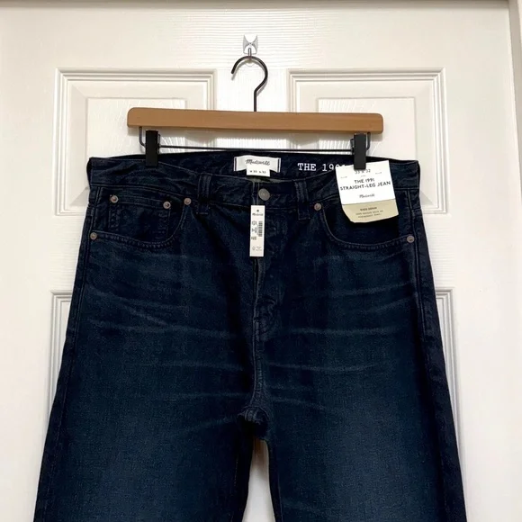 NWT Madewell The 1991 Straight-Leg Jean in Beatty Wash